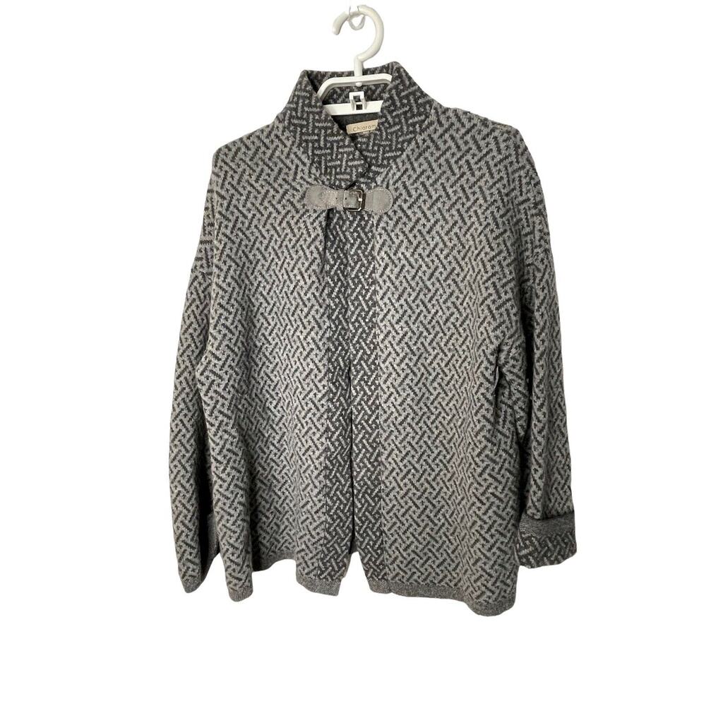 chiaramente womens‎ wool blend cardigan sweater Size medium